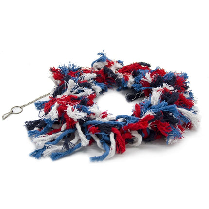Bird Chew Toy Parrot Swing Cotton Rope Ring Swing Cotton Ring, Specification: 400g-garmade.com