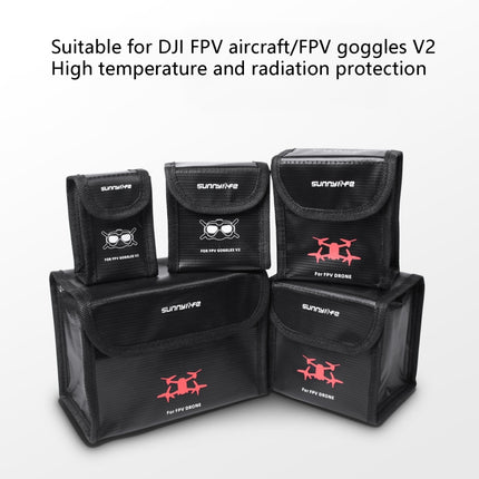 For DJI FPV Drone 2 Batteries Sunnylife FV-DC261 Battery Explosion-proof Bag-garmade.com