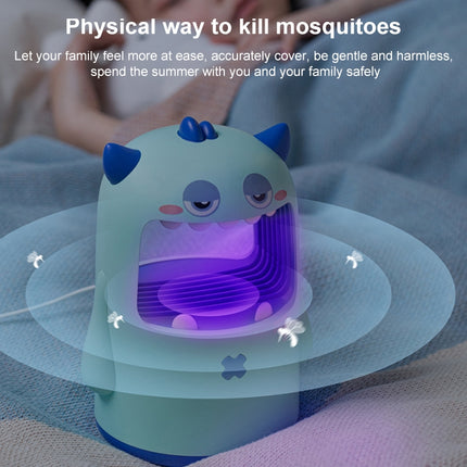 Small Monster Mosquito Lamp USB Photocatalyst Home Bedroom Physics Mosquito Repellent(Pink)-garmade.com