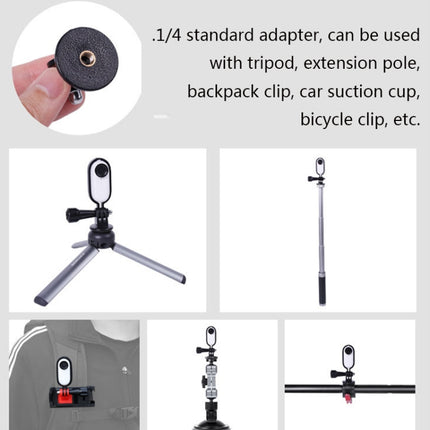 Sunnylife IST-Q9439 for Insta360 GO Metal Protective Frame with 1/4 inch Adapter & Screw-garmade.com