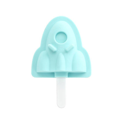 3 PCS Household Silicone Popsicle Ice Cream Mold With Lid, Specification: Rocket-garmade.com