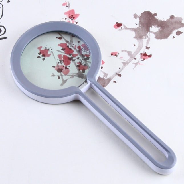 XT-9002 Lightweight Portable 2.5X Old Man Reading Hand-Held Magnifying Glass-garmade.com