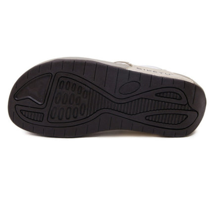 Women Summer Slippers Glass Rhinestones Metal Buckle Flip Flops, Size: 38(Black)-garmade.com