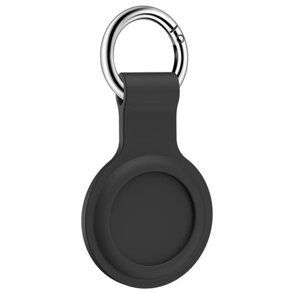 2 PCS Shockproof Anti-scratch Silicone Protective Case with Hook for AirTag(Dark Gray)-garmade.com