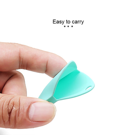 2 PCS Drop Shape Shockproof Anti-scratch Silicone Protective Case with Carabiner for AirTag(Mint Green)-garmade.com