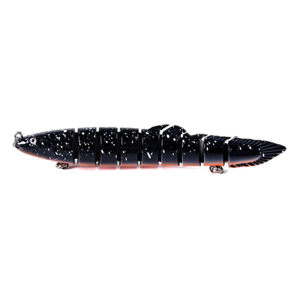 HENGJIA Multi-Segment Fish Bait Fake Fish Bait Luya Loach Bait(5 14cm 21.4g)-garmade.com