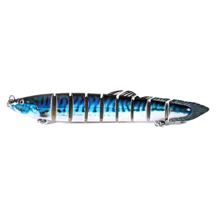 HENGJIA Multi-Segment Fish Bait Fake Fish Bait Luya Loach Bait(6 14cm 21.4g)-garmade.com