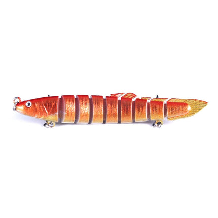 HENGJIA Multi-Segment Fish Bait Fake Fish Bait Luya Loach Bait(5 10cm 10g)-garmade.com