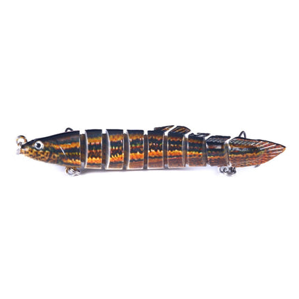 HENGJIA Multi-Segment Fish Bait Fake Fish Bait Luya Loach Bait(6 10cm 10g)-garmade.com