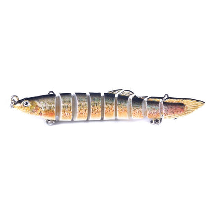 HENGJIA Multi-Segment Fish Bait Fake Fish Bait Luya Loach Bait(8 10cm 10g)-garmade.com