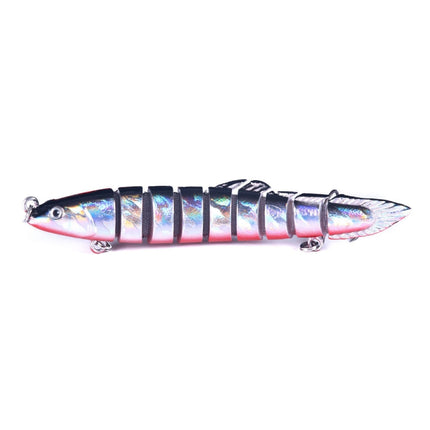 HENGJIA Multi-Segment Fish Bait Fake Fish Bait Luya Loach Bait(10 10cm 10g)-garmade.com