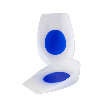Silicone Heel Insole Is Comfortable Soft And Shock-Absorbing To Protect The Heel Insole, Size: S(Blue White )-garmade.com