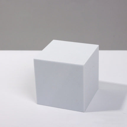 8 PCS Geometric Cube Photo Props Decorative Ornaments Photography Platform, Colour: Small White Square-garmade.com