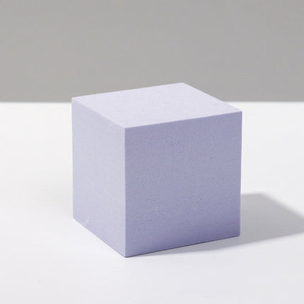8 PCS Geometric Cube Photo Props Decorative Ornaments Photography Platform, Colour: Small Purple Square-garmade.com
