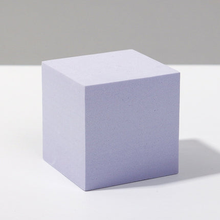 8 PCS Geometric Cube Photo Props Decorative Ornaments Photography Platform, Colour: Large Purple Square-garmade.com