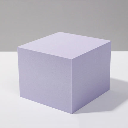 8 PCS Geometric Cube Photo Props Decorative Ornaments Photography Platform, Colour: Large Purple Rectangular-garmade.com