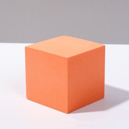 8 PCS Geometric Cube Photo Props Decorative Ornaments Photography Platform, Colour: Small Orange Square-garmade.com