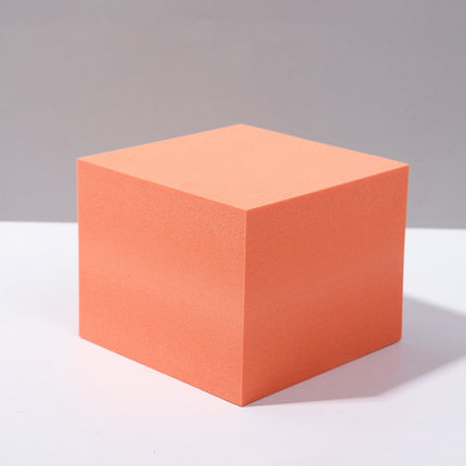 8 PCS Geometric Cube Photo Props Decorative Ornaments Photography Platform, Colour: Large Orange Rectangular-garmade.com