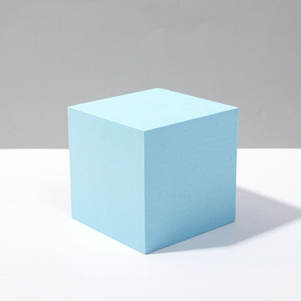 8 PCS Geometric Cube Photo Props Decorative Ornaments Photography Platform, Colour: Small Light Blue Square-garmade.com