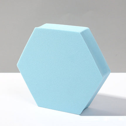 8 PCS Geometric Cube Photo Props Decorative Ornaments Photography Platform, Colour: Large Light Blue Hexagon-garmade.com