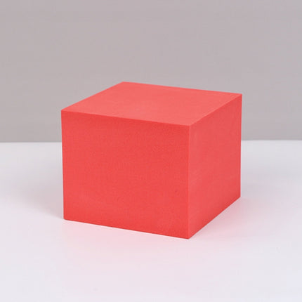 8 PCS Geometric Cube Photo Props Decorative Ornaments Photography Platform, Colour: Large Red Rectangular-garmade.com