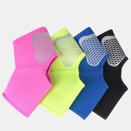 A Pair Sports Ankle Support Compression Ankle Socks Outdoor Basketball Football Mountaineering Protective Gear, Size: M(Colorful Blue)-garmade.com