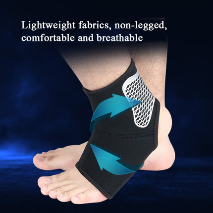 A Pair Sports Ankle Support Compression Ankle Socks Outdoor Basketball Football Mountaineering Protective Gear, Size: XL(Black)-garmade.com