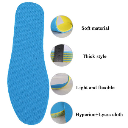 20 Pairs Double Layer Sports Insoles Deodorant Shock Absorption Soft Bottom Comfortable Basketball Running Insoles, Size: 44-garmade.com