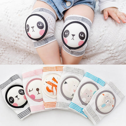 3 Pairs Baby Knee Pads Summer Mesh Thin Cotton Baby Crawling Anti-Fall Elbow Knee Pads Suitable Age: 0-4 Years Old(Pink Cat)-garmade.com
