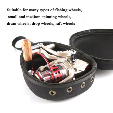 JSFUN Water Drop-Shaped Fishing Wheel Bag Spinning Wheel Accessories Fishing Gear Bag Fishing Wheel Protective Cover-garmade.com