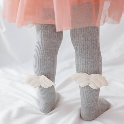 Spring And Autumn Children Tights Baby Knitting Pantyhose Size: S 0-1 Years Old(White)-garmade.com