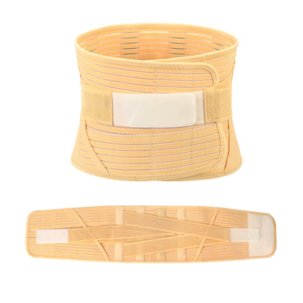 2 PCS Breathable Waist Belt Steel Plate Support Waist Fixed Lumbar Support Sports Waist Belt, Specification: L-garmade.com