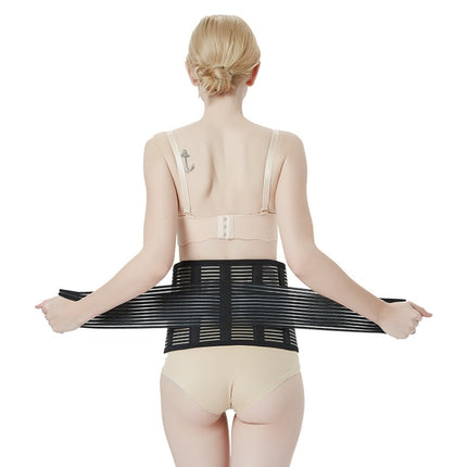 2 PCS Abdomen Support Belt Breathable Steel Plate Support Waist Support Sports Protective Gear, Specification: XL-garmade.com