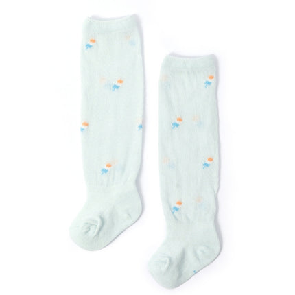 6 Pairs Baby Stockings Anti-Mosquito Thin Cotton Baby Socks, Toyan Socks: S 0-1 Years Old(Blue Ice Cream)-garmade.com