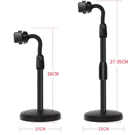 4 PCS Desktop Stand Mobile Phone Tablet Live Broadcast Stand Telescopic Disc Stand, Colour: Green-garmade.com