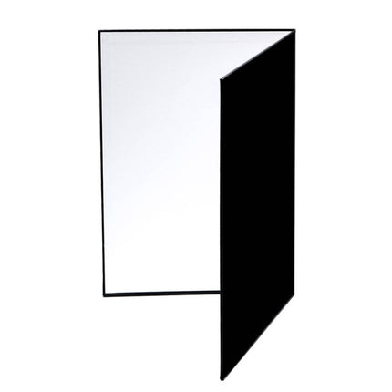 2 PCS 3-in-1 Reflective Board White + Black + Silver A4 Cardboard Folding Light Diffuser Board-garmade.com