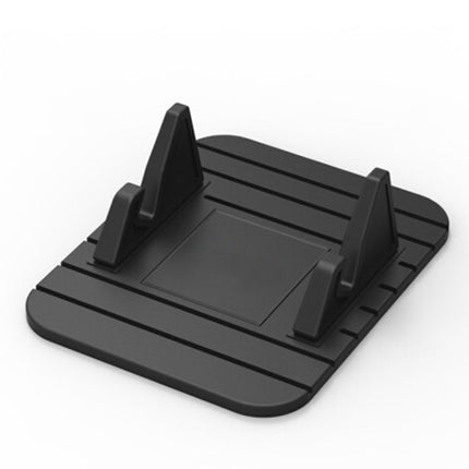 6 PCS Silicone Car Mobile Phone Bracket Car Mini Lazy Bracket(Black)-garmade.com