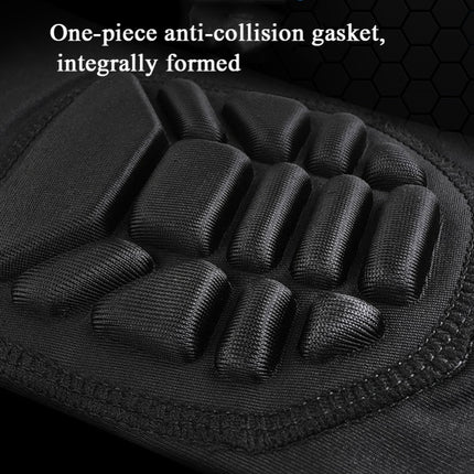 A Pair Extended Sports Knee Pads Thigh and Calf Cover Outdoor Climbing Football Basketball Riding Protective Gear, Specification: M (Black)-garmade.com