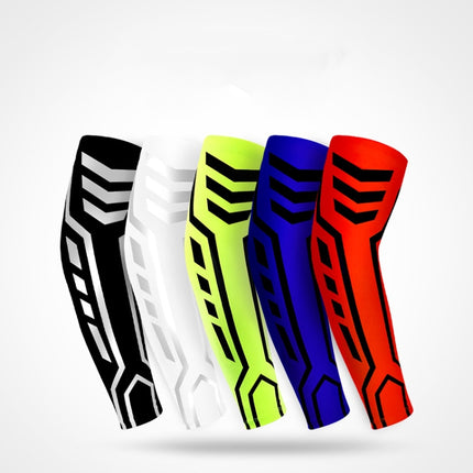 A Pair Sports Wrist Guard Arm Sleeve Outdoor Basketball Badminton Fitness Running Sports Protective Gear, Specification: M (White)-garmade.com