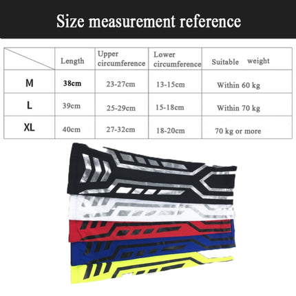 A Pair Sports Wrist Guard Arm Sleeve Outdoor Basketball Badminton Fitness Running Sports Protective Gear, Specification: L (Blue)-garmade.com