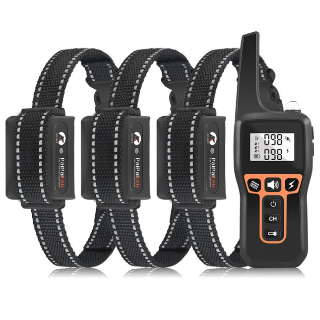 PaiPaitek PD529-3 Remote Control Dog Training Device Voice Control Barking Stopper Electronic Collar Dog Training Device-garmade.com