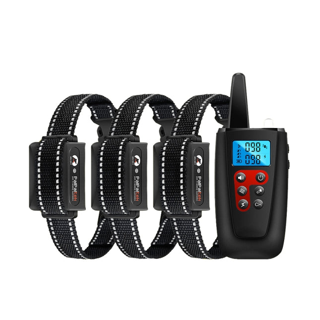 PaiPaitek PD526-3 Anti-Barking Device Dog Electric Shock Collar Training Dog Remote Control Pet Training Equipment-garmade.com