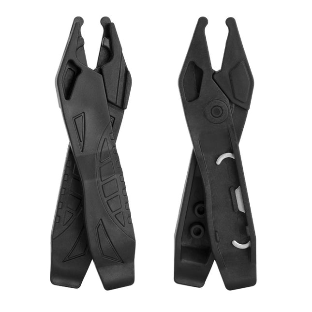 Bicycle Mini Portable Tire Rod Multi-Function Repair Car Tire Repair Tool Detachable Dual-Purpose Tool(Black)-garmade.com