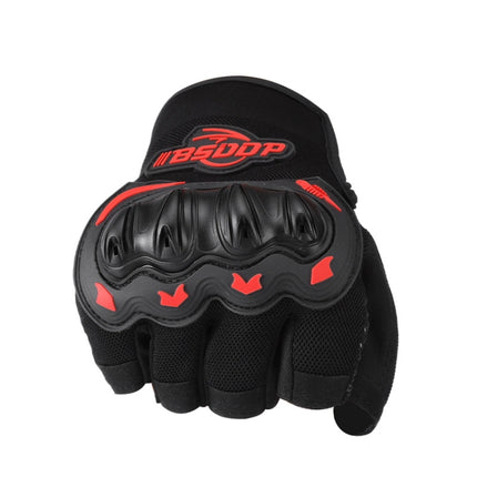 BSDDP A010B Summer Half Finger Cycling Gloves Anti-Slip Breathable Outdoor Sports Hand Equipment, Size: XL(Orange)-garmade.com