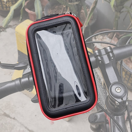 OKD Motorcycle Bicycle Touch Screen Waterproof Mobile Phone Bag Bracket M(Upgrade+U-shaped Base)-garmade.com