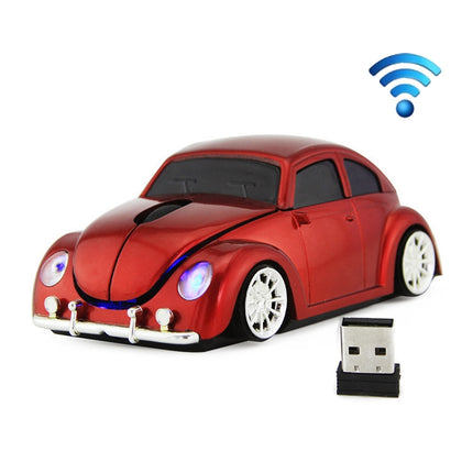 CM0010B 1200 DPI 3-keys Car Shape Wireless Mouse(Red)-garmade.com