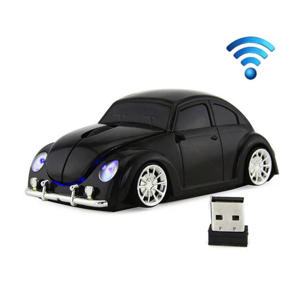 CM0010B 1200 DPI 3-keys Car Shape Wireless Mouse(Black)-garmade.com