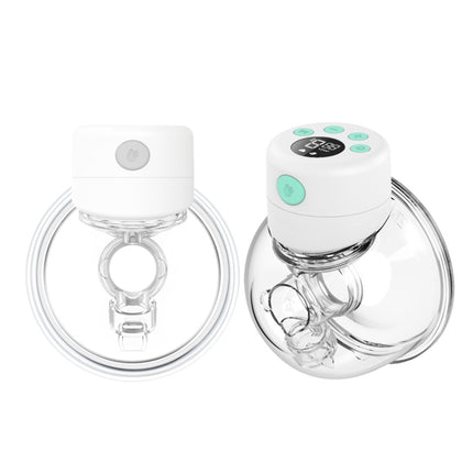 Wearable Automatic Breast Pump Massage Hands-free Invisible Wireless Large Suction Breast Pump S12 - English - White-garmade.com