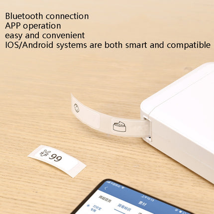 NIIMBOT D110 Label Printer Home Thermal Sticker Handheld Portable Bluetooth Small Label-garmade.com
