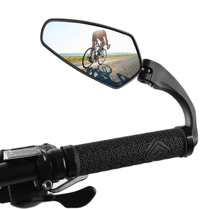 1 Pair WEST BIKING Bicycle Rearview Mirror Adjustable Mirror Mountain Bike Foldable Rearview Mirror(Long)-garmade.com
